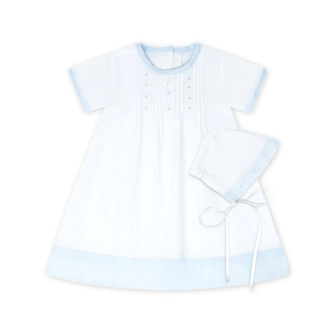 Daygown Set White and Blue