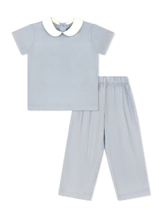 Sibley Pant Set-Princeton Blue Corduroy