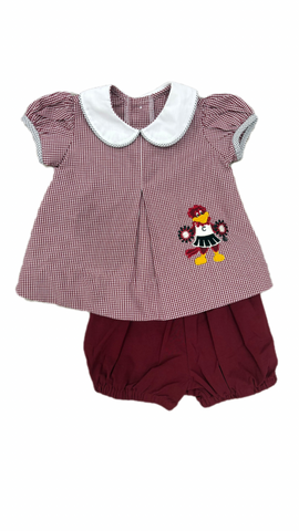 Gamecock Applique' Bloomer Set