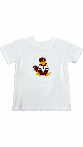 Boys Gamecock Applique' Shirt