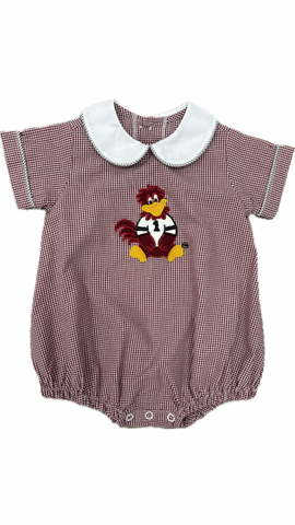 Boys Gamecock Applique' Bubble