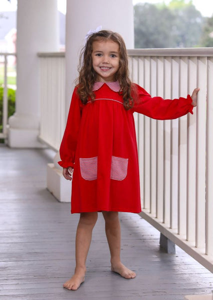 Abigail Dress-Red