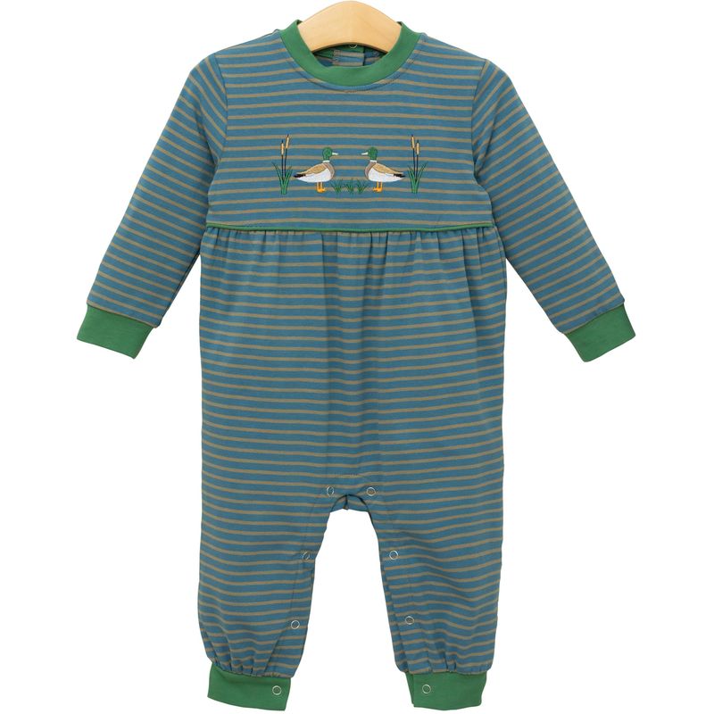 Mallard Embroidery Boys Romper
