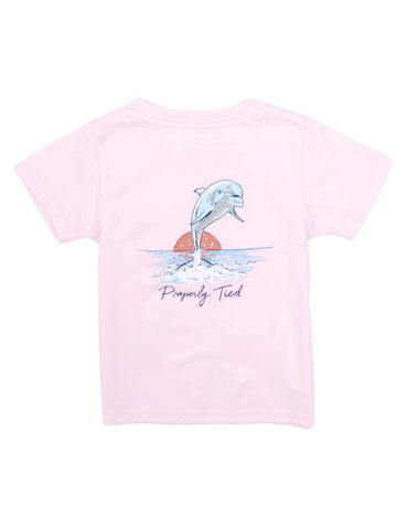 Girls Dolphin Tee