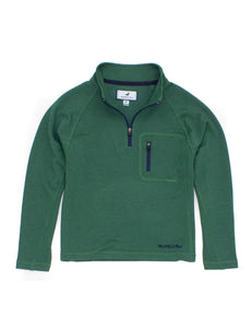 Boys Bay Pullover-Hunter Green