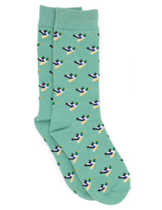 Lucky Duck Socks- Breaking Water