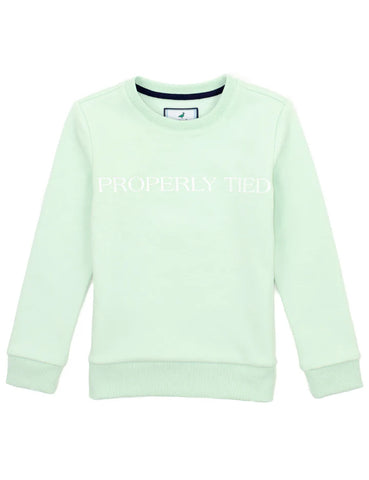 Laurel Crewneck-Seafoam