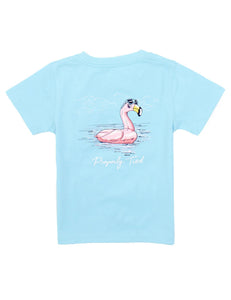 Girls Flamingo Float Tee