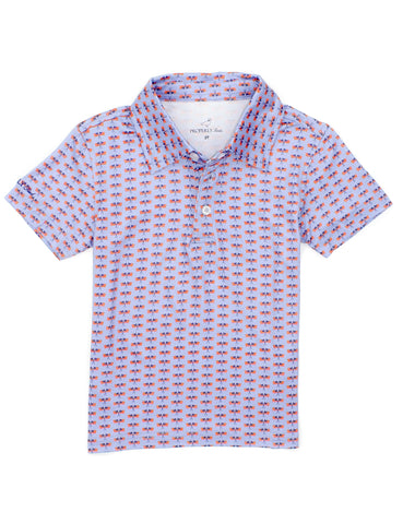 Inlet Polo-Freedom Flag