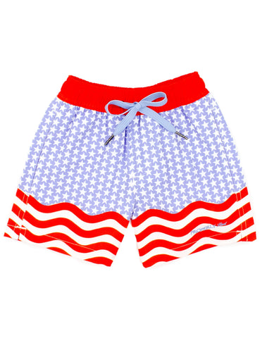 Boys Riviera Swim Trunk-Freedom
