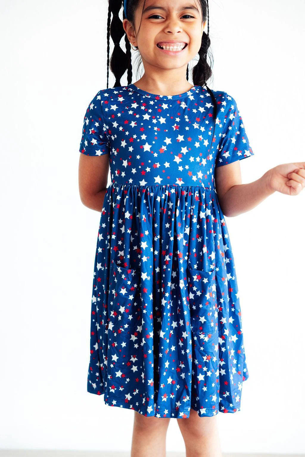 Star Bright Pocket Twirl Dress