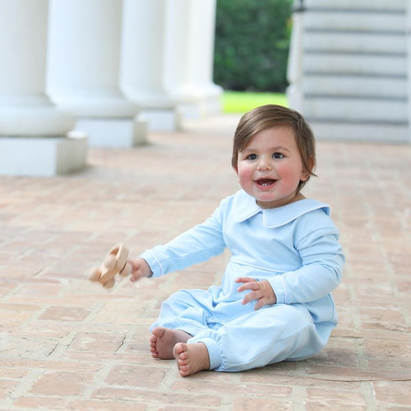 Joseph Romper-Light Blue