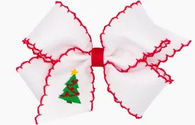Wee Ones King Moonstitch Christmas Tree Bow