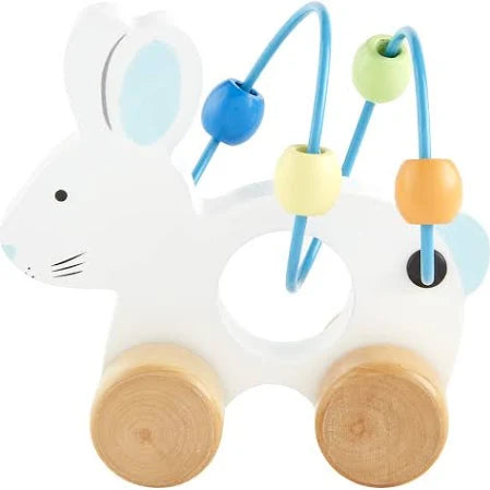 Mud Pies Wooden Bunny Abacus Toy