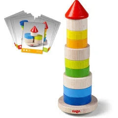 Wobbly Wood Tower Stacking Set