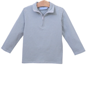 Tucker Pullover- Sage Stripe