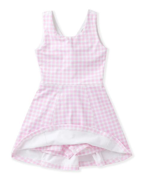 Pink Gingham Tennis Dress
