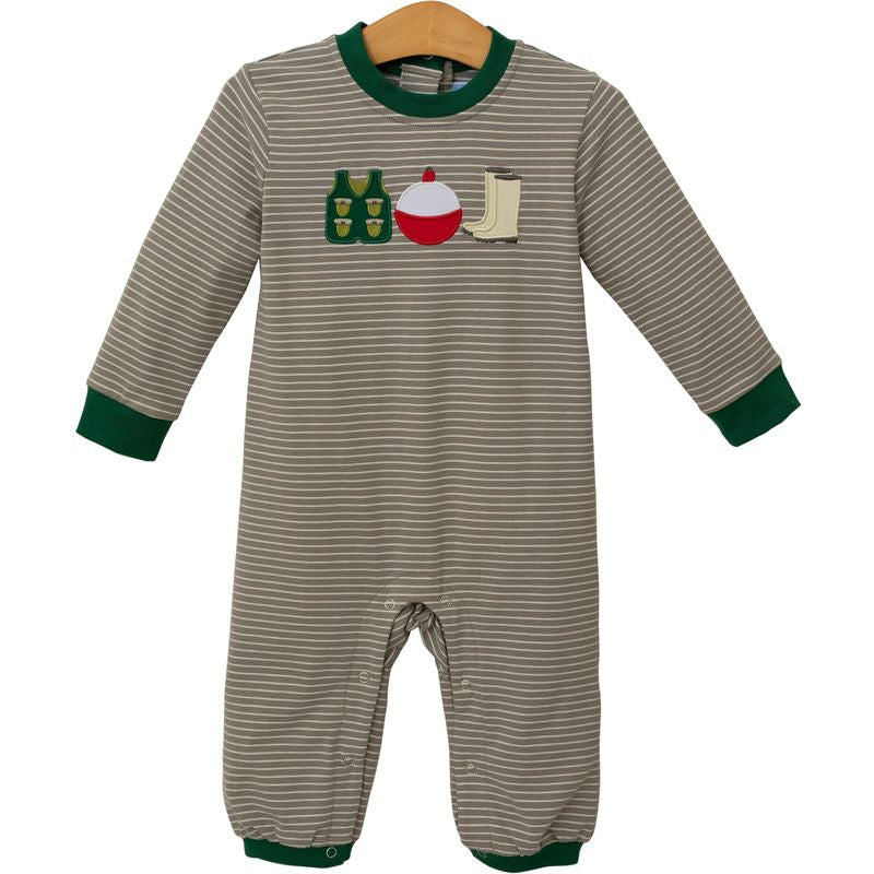 Fishing Trio Boys Romper