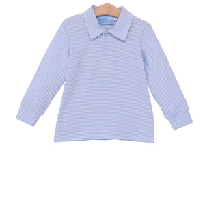 Jackson Polo-Light Blue Stripe