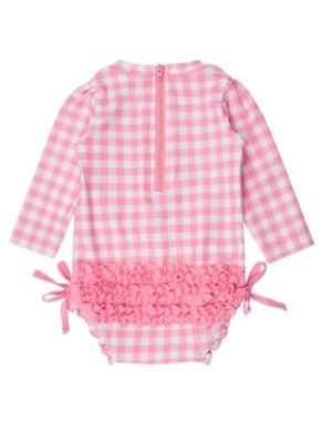 Bubblegum Gingham Swimsuit