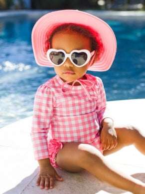 Bubblegum Gingham Swimsuit