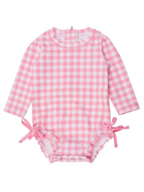 Bubblegum Gingham Swimsuit