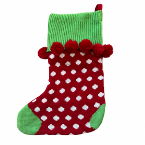 Red & Green Christmas Stocking
