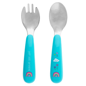 Rainbow Spoon & Fork Set